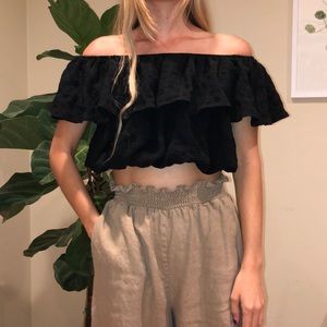 Urban outfitters, size s. Black blouse.